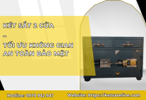 Két sắt 2 cửa – tối ưu không gian, an toàn bảo mật