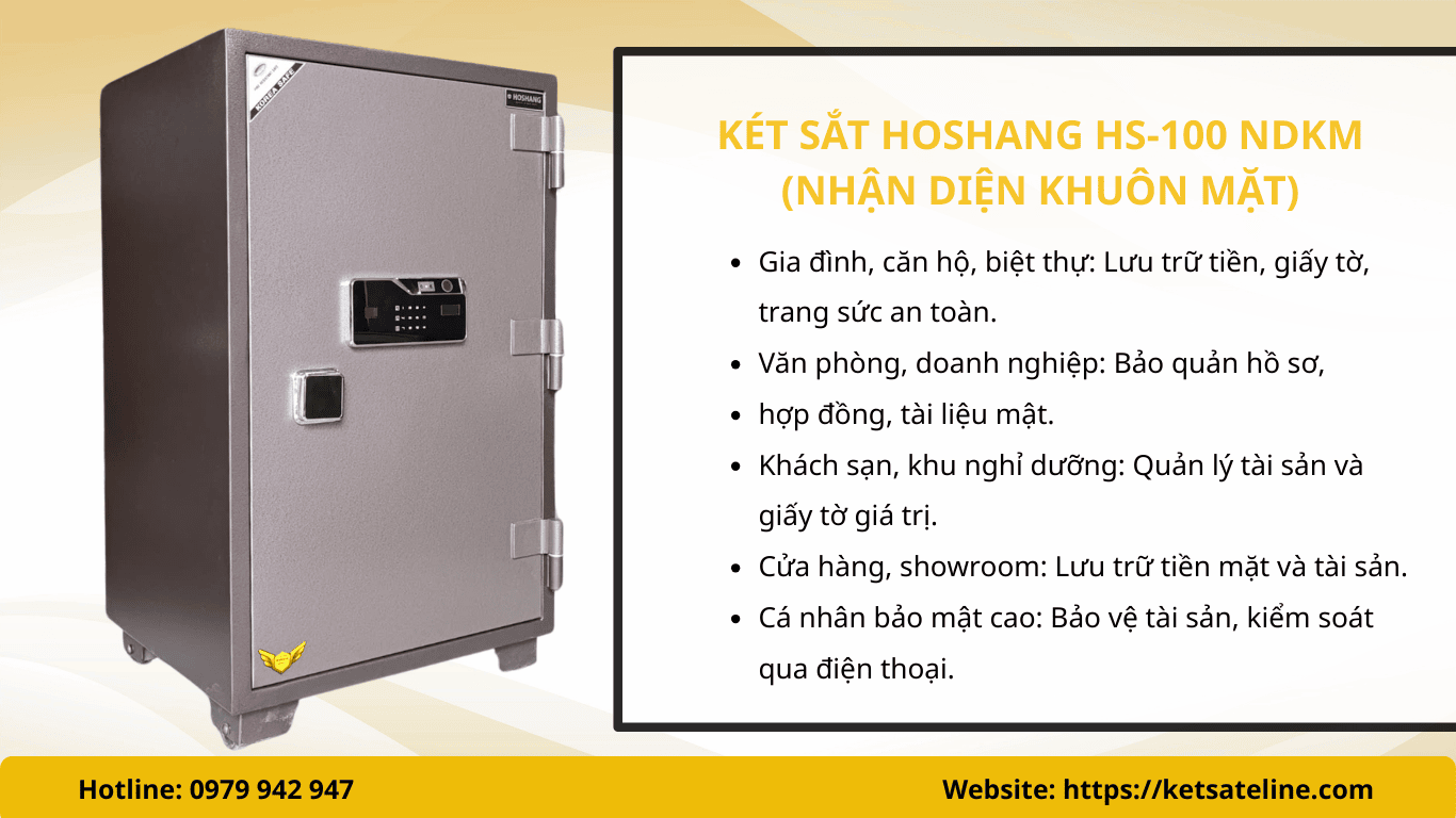 Két sắt HOSHANG HS-100NDKM 
