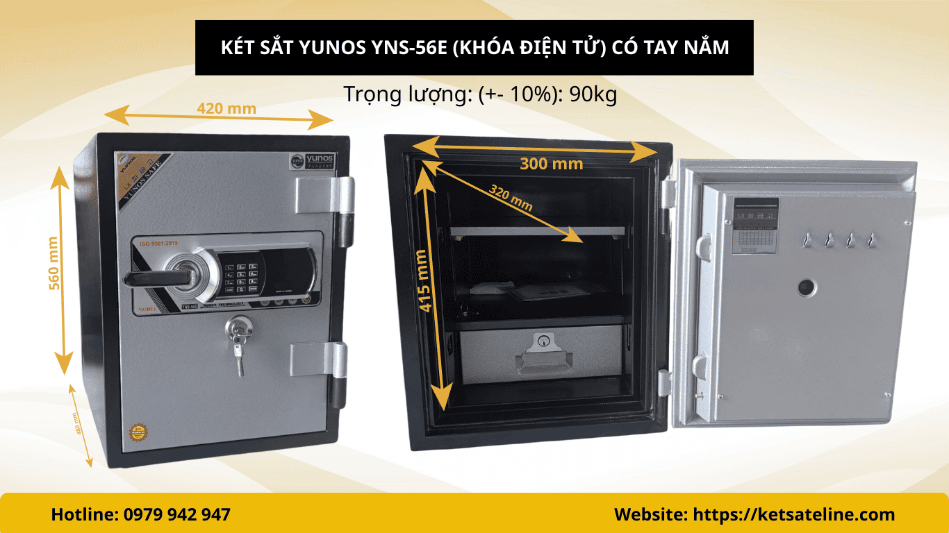 Két sắt chống cháy YUNOS YNS-56E