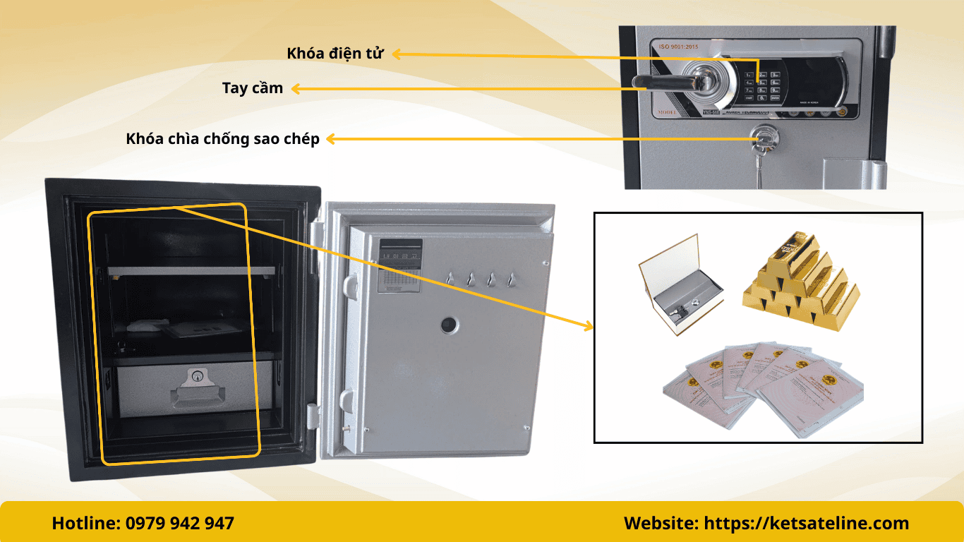 Két sắt chống cháy YUNOS YNS-56E