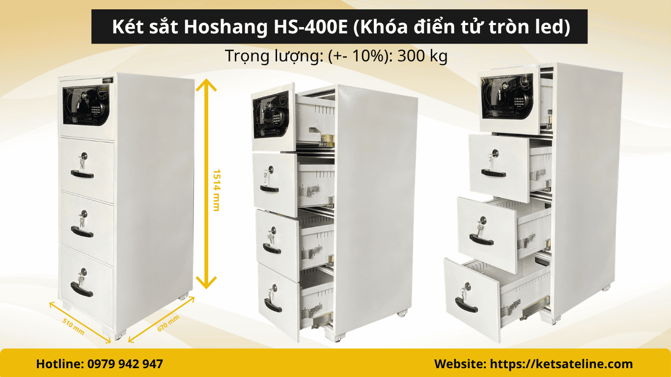 Két sắt chống cháy Hoshang HS-400E