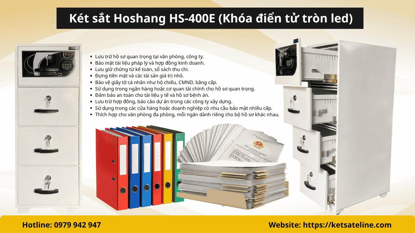 Két sắt chống cháy Hoshang HS-400E