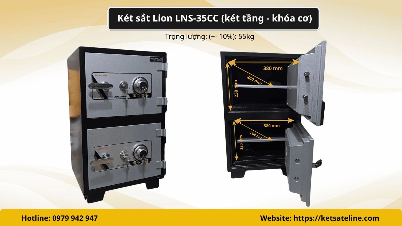 Két sắt Lion LNS-35CC