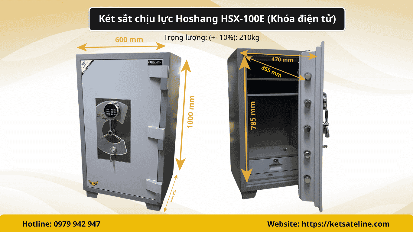 Két sắt chịu lực Hoshang HSX-100E