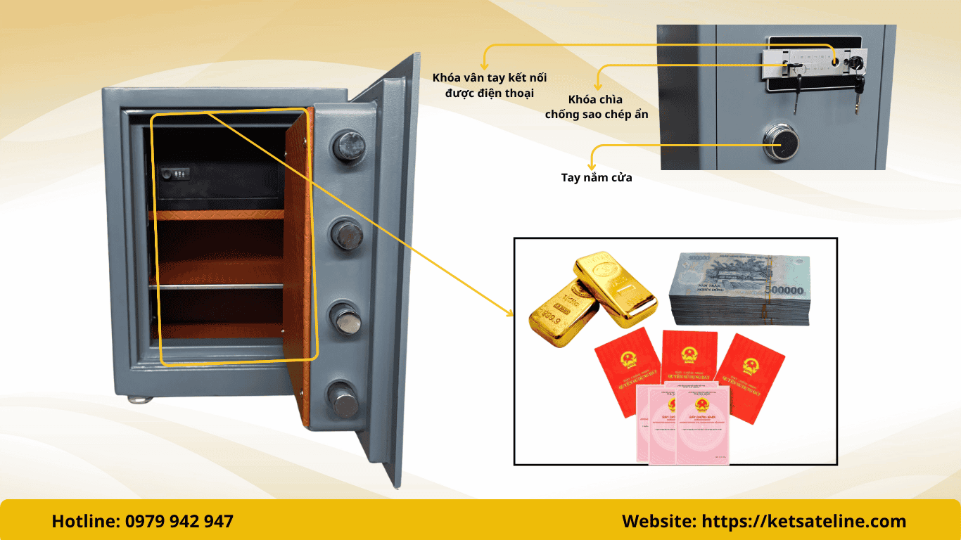 Két sắt chống cháy Eline ENS-600V8