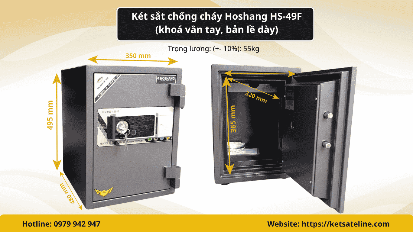 Két sắt chống cháy Hoshang HS-49F