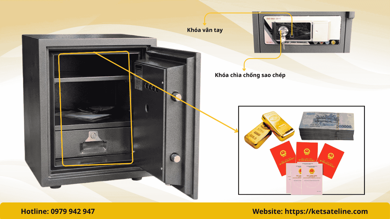 Két sắt chống cháy Hoshang HS-52F