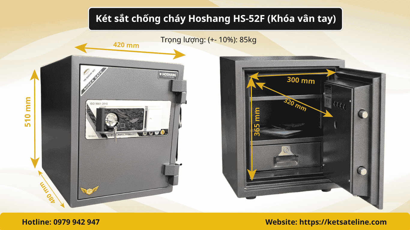 Két sắt chống cháy Hoshang HS-52F