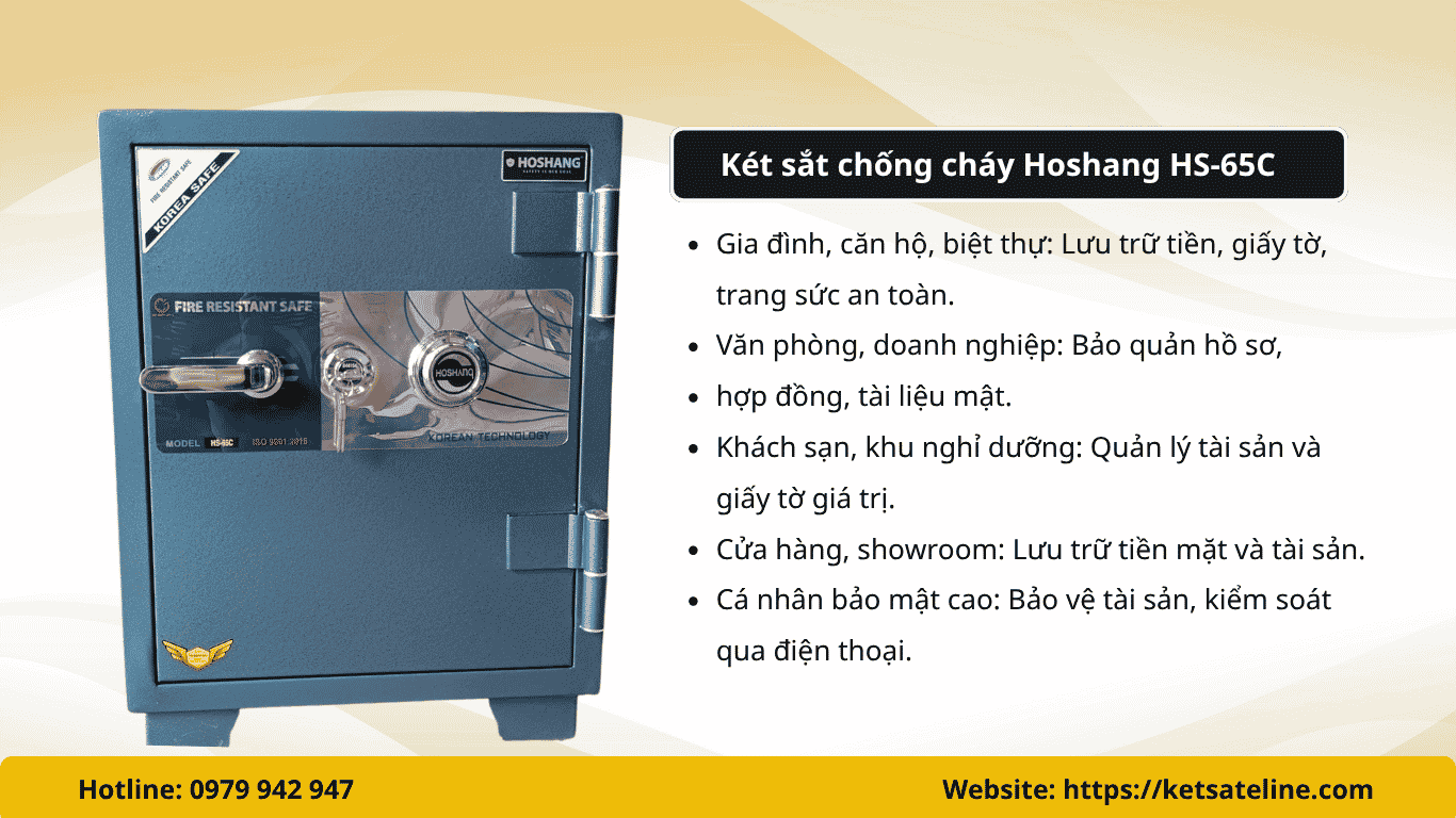 Két sắt chống cháy Hoshang HS-65C