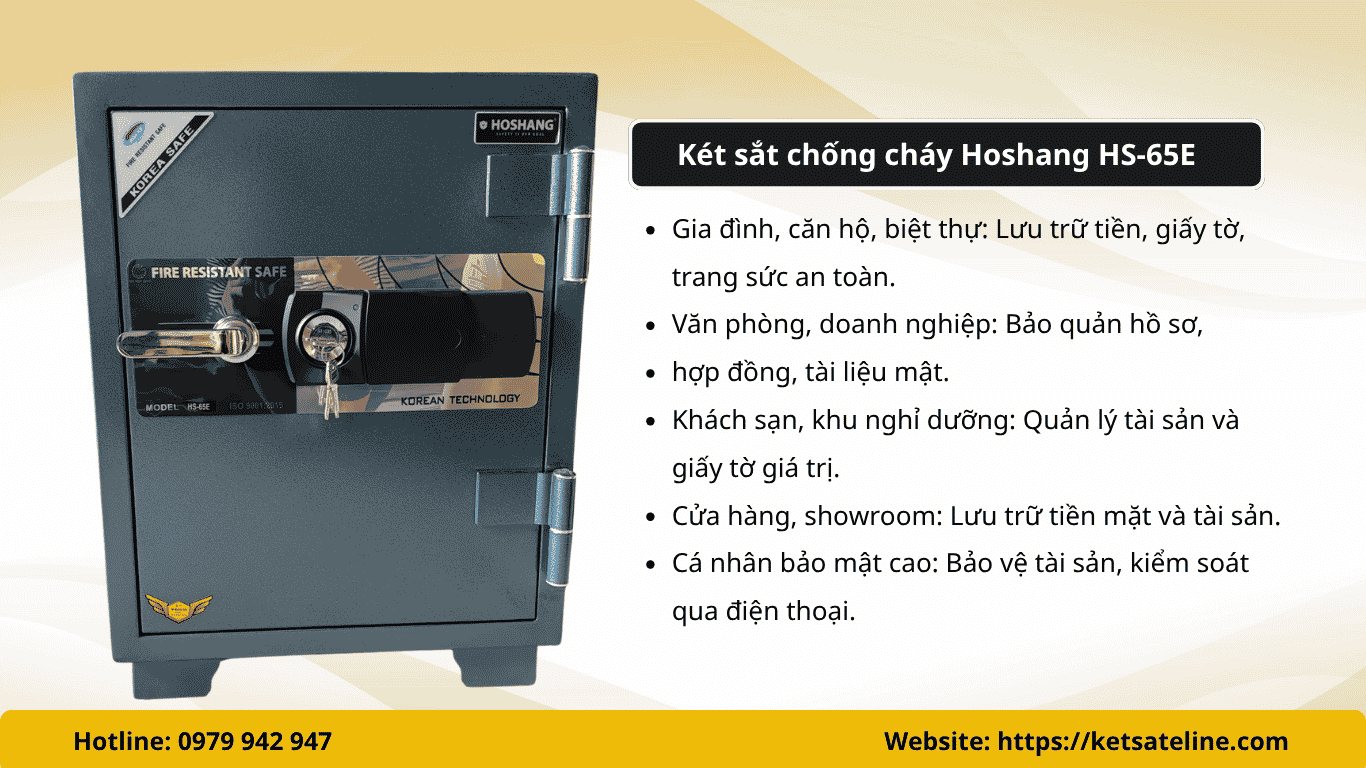 Két sắt chống cháy Hoshang HS-65E