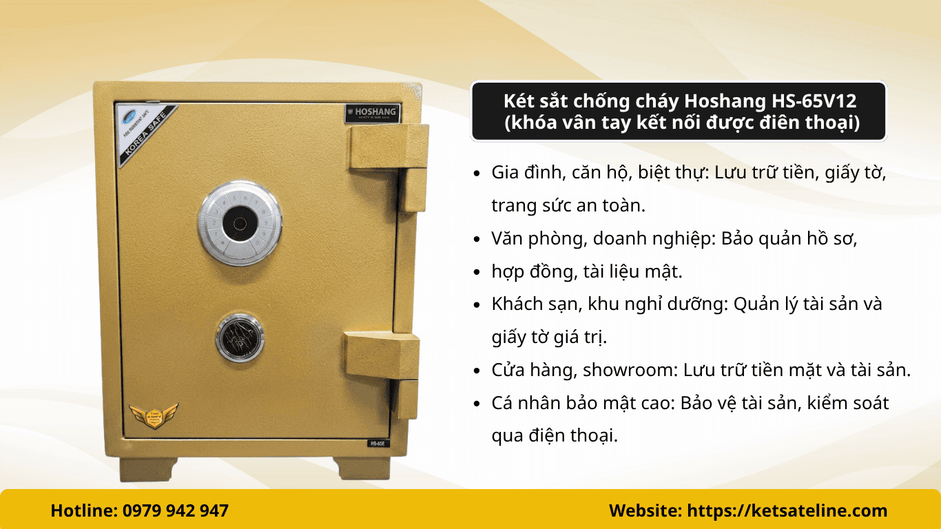 Két sắt chống cháy Hoshang HS-65V12