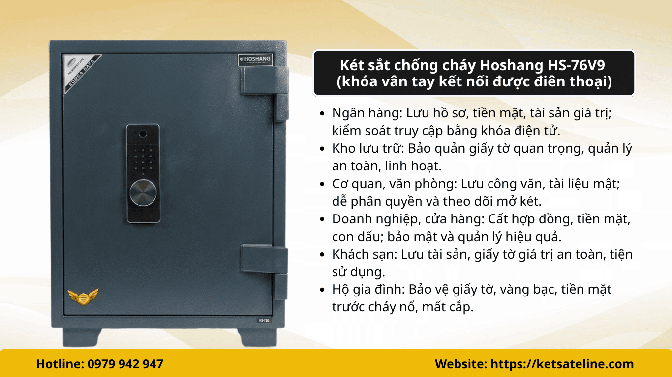 Két sắt chống cháy Hoshang HS-76V9