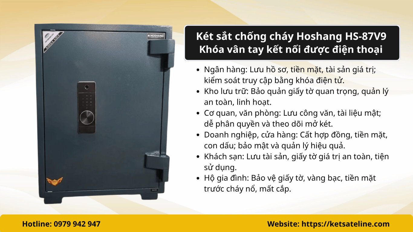Két sắt chống cháy Hoshang HS-87V9