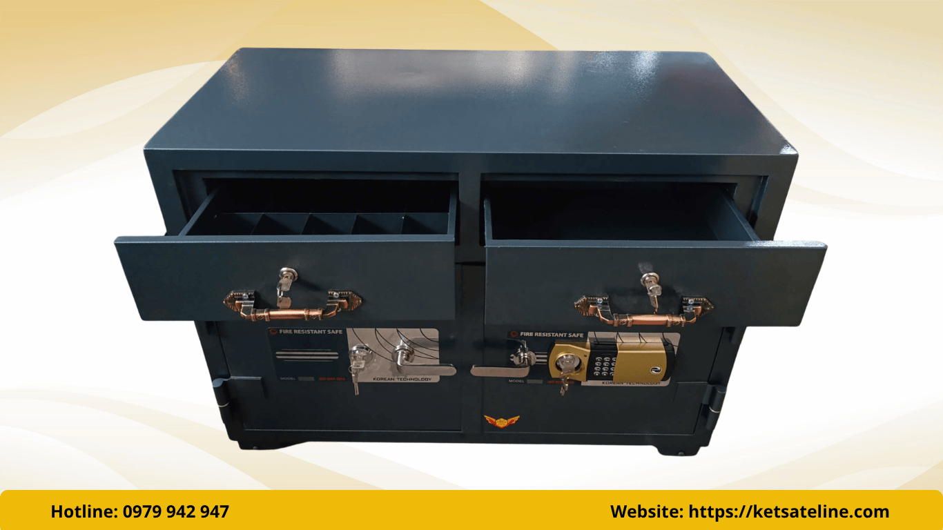 Két sắt chống cháy Yunos 2 cửa