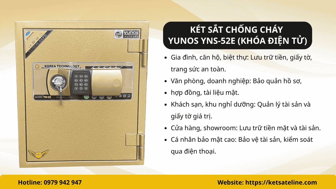 Két sắt chống cháy Yunos YNS-52E 