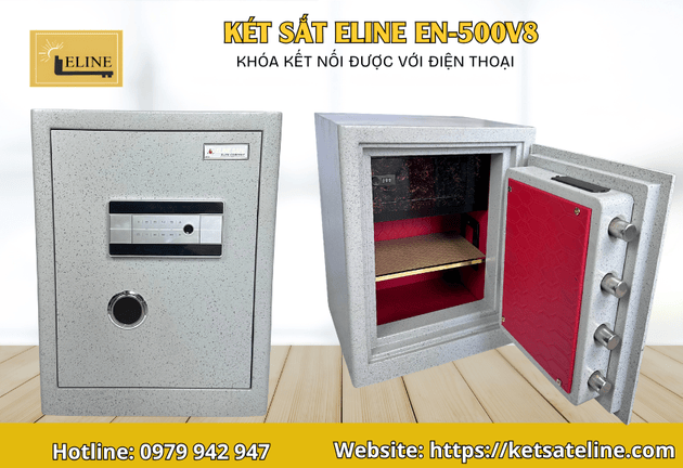 két sắt khóa kết nối điện thoại