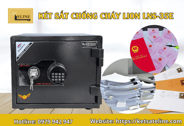 Két sắt phù hợp để lưu trữ giấy tờ A4 và sổ đỏ