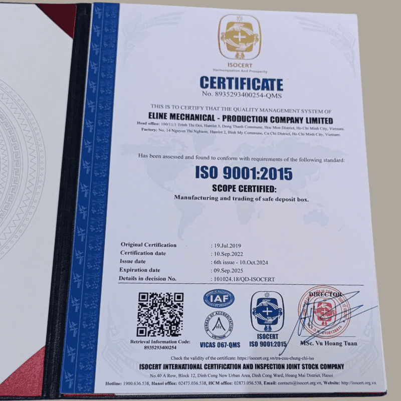 Két Sắt An Toàn 2025: Giải Pháp Bảo Vệ Tài Sản Toàn Diện Cho Gia Đình