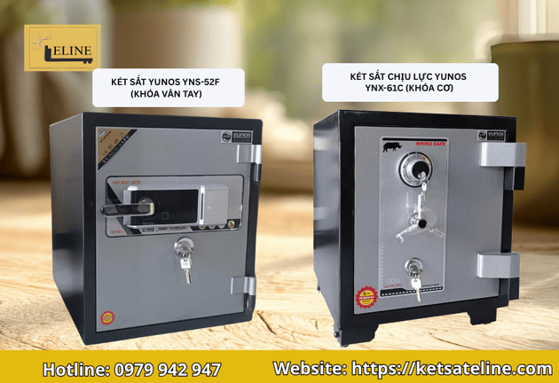 két sắt khóa vân tay hay khóa cơ