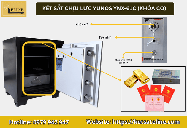 két sắt khóa vân tay hay khóa cơ