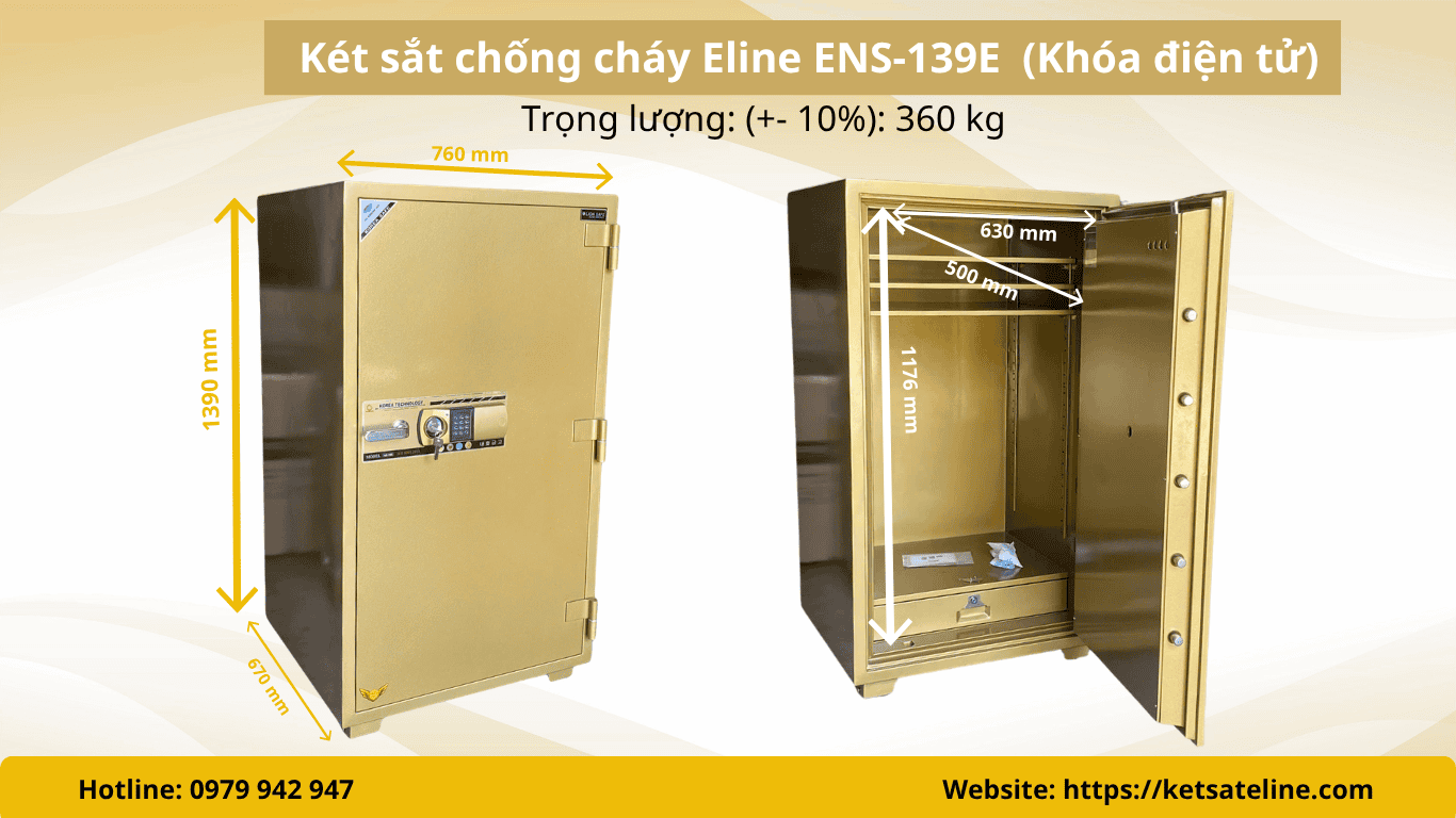 Két sắt chống cháy Eline ENS-139E