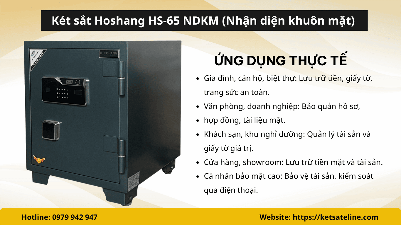 Két sắt chống cháy Hoshang HS-65 NDKM