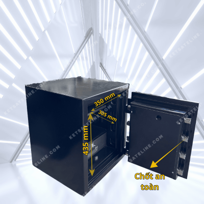 Két sắt cao cấp chịu lực YUNOS YNX-56F KHÓA VÂN TAY