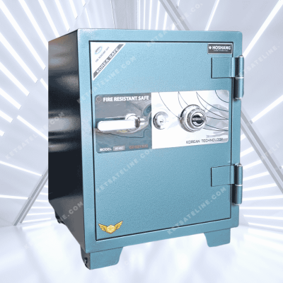 Két sắt chống cháy Hoshang HS-65C - Xanh đậm nguyên két