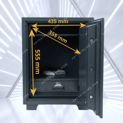 Két sắt chống cháy Hoshang HS-76V9 (khóa vân tay kết nối được điên thoại)