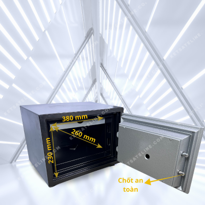 Két sắt chống cháy Money MNS-35C ( KHÓA CƠ)