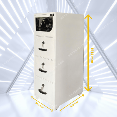 Két sắt Hoshang HS-400E (khóa điện tử tròn led)