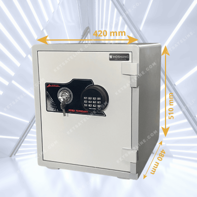 Két sắt Hoshang HS-52E (khóa điện tử tròn led, bản lề dày)