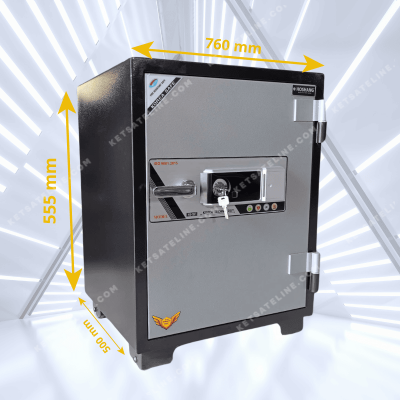 Két sắt chống cháy Hoshang HS-76F (Khóa vân tay) có tay nắm