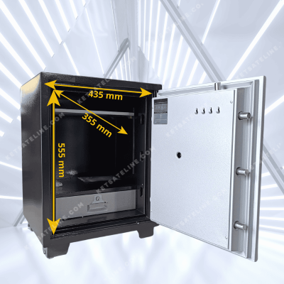 Két sắt chống cháy Hoshang HS-76F (Khóa vân tay) có tay nắm