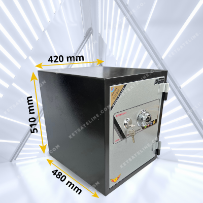 Két sắt chống cháy MONEY MNS-52C  ( KHÓA CƠ)