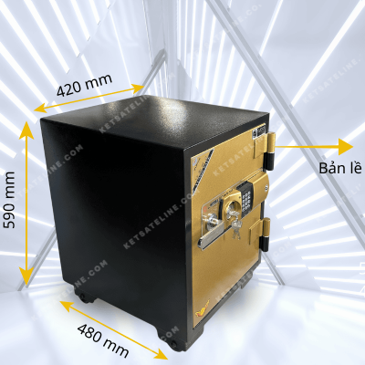 Két sắt chống cháy YUNOS YNS-59E  ( KHÓA ĐIỆN TỬ)